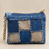 Nerakcos Upcycled Denim Patchwork Purse - front view