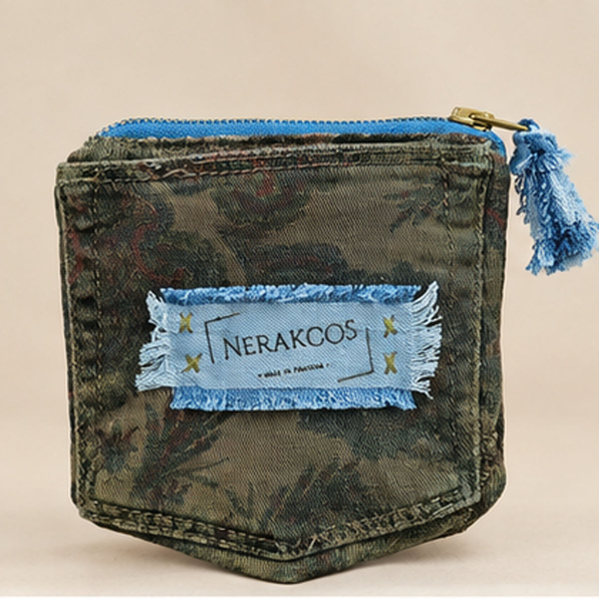 Nerakcos Camo Denim Mini Purse - Side View