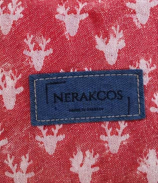 Nerakcos Pink Reindeer Mini Bag - front angled view showing full print pattern
