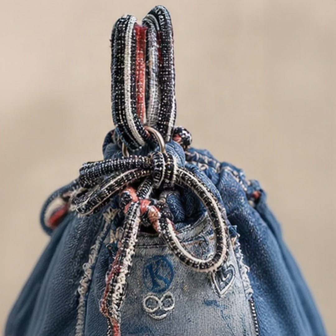 Top drawstring closure detail